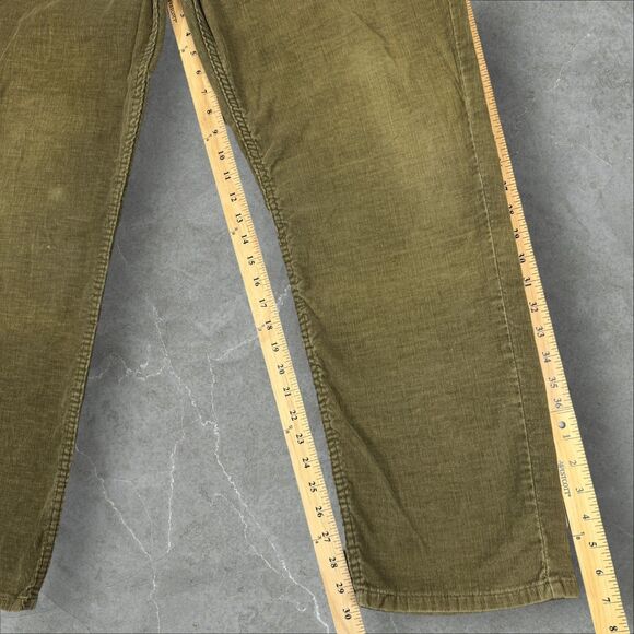 Vintage Ralph Lauren Chaps Faded Olive Green Corduroy Pants - 36x32(Actal 36x30) - Picture 7 of 8
